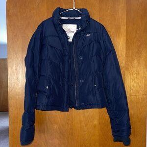 Hollister Down Casual Winter Puffer Jacket Girls Large